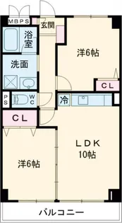 ヴァンベール瑞江【3階】の間取り
