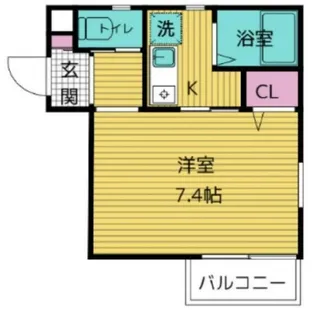 小金井プラザマンション【2階】の間取り