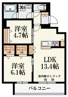 エルズプラス高円寺南【3階】の間取り