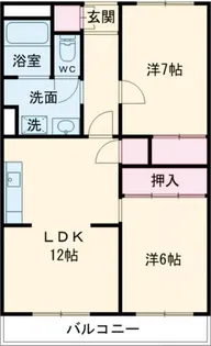 東京都江戸川区東葛西7【マンション】の間取り