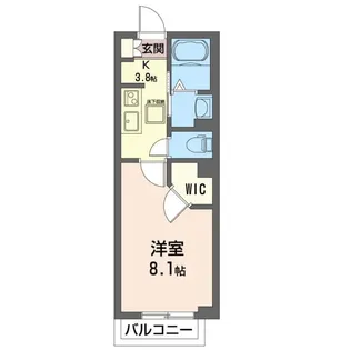 メゾン ド モリス【1階】の間取り