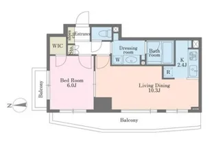 エクセレンシア駒込【10階】の間取り