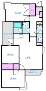 多摩湖パークサイドハイツ【1階】の間取り