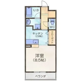 ハイトピア四日市【4階】の間取り