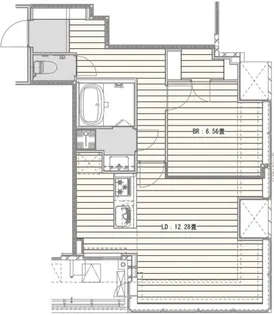 東京都港区浜松町1【マンション】の間取り