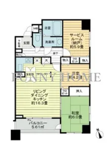 東京都世田谷区上北沢5【マンション】の間取り