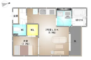 REGALEST 新保【3階】の間取り