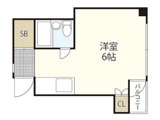 コーポ大原【3階】の間取り