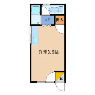 ピースグランデII【1階】の間取り