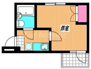 スカイコート小金井【2階】の間取り
