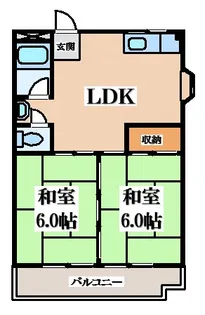 コンフォート青山【2階】の間取り