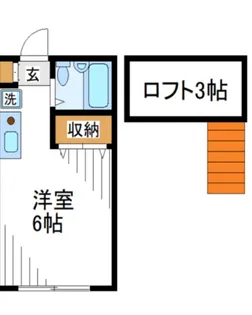 桃山コーポ【2階】の間取り