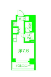 クラリッサ横浜アレッタ【3階】の間取り