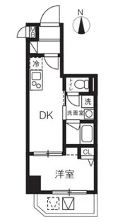 ハーモニーレジデンスグローバルキャピタル【5階】の間取り