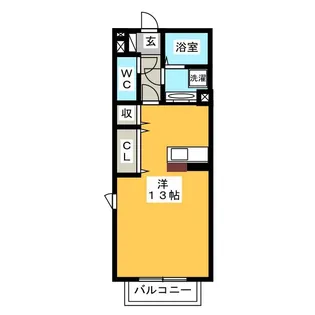 セジュール辻II【2階】の間取り