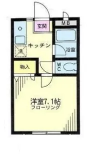 サンライズ輝聖【1階】の間取り