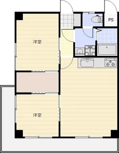 グランプレミア塩上【5階】の間取り