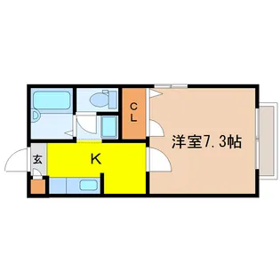 S・K・CortII【1階】の間取り