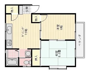 VIP南光台【1階】の間取り