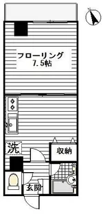 東京都目黒区下目黒3【マンション】の間取り