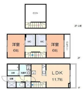 グランルーチェ【1階】の間取り