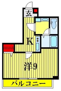 グランブルー森下【3階】の間取り