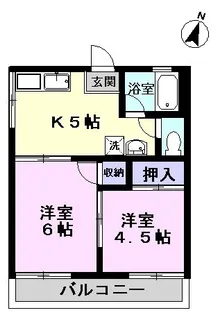 OWAコーポ【2階】の間取り
