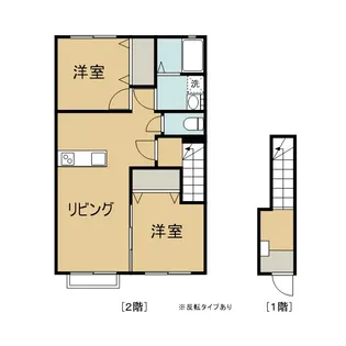 ベイシス咲I【2階】の間取り