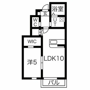 East Village I棟【1階】の間取り