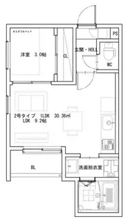 REGALEST七道A【1階】の間取り