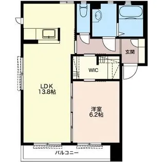 サニー・コートD【1階】の間取り