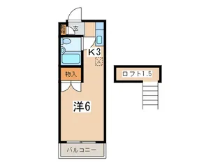ベルシオン白楽【1階】の間取り