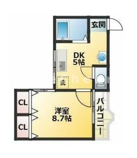 ソレイユときわV【1階】の間取り