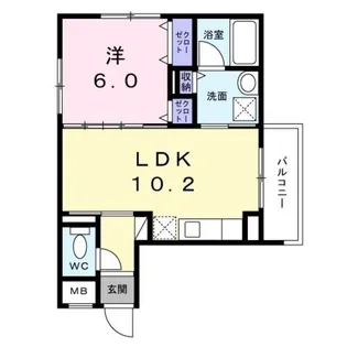 ラピスラズリ港北【1階】の間取り
