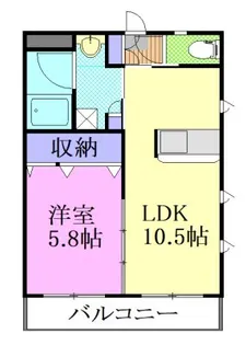 GoldenBell【2階】の間取り