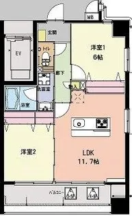 グレイスコート練馬【5階】の間取り