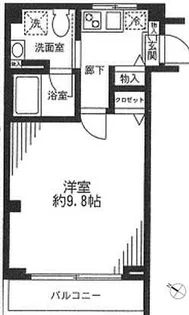 アボリアスハウス笹塚【1階】の間取り