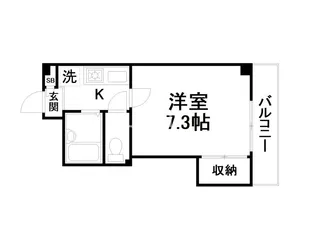 フォーブル深草【2階】の間取り