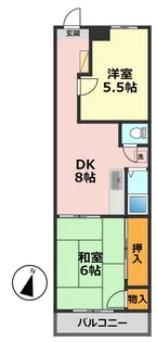 シャインスター【2階】の間取り