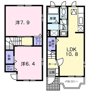 アビターレ I【1階】の間取り