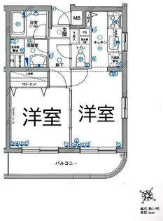 グリフォーネ横浜岡野公園【2階】の間取り
