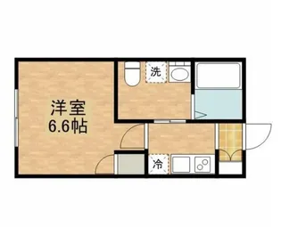 アノンテラス枡形【1階】の間取り