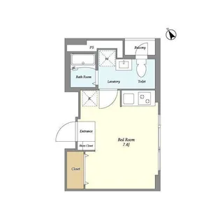 TIME SHARING 門前仲町【2階】の間取り