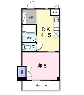 イエストプレイス【1階】の間取り