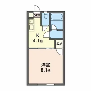 ホワイトピアニ【2階】の間取り