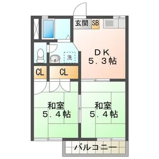 グリーンメゾン【2階】の間取り