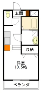 Renace Kurima【2階】の間取り