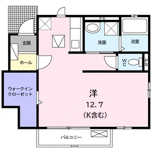 ウージーII【1階】の間取り