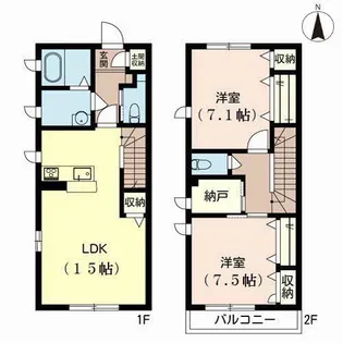 CORT UESHO 姉小路の間取り
