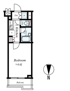 ルーブル練馬沼袋【2階】の間取り